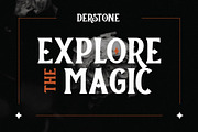 Derstone - All Caps Display Serif, a Serif Font by Lettermine (Thumbnail 2 of 9)