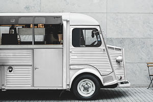 Citroen Food Truck Mockup