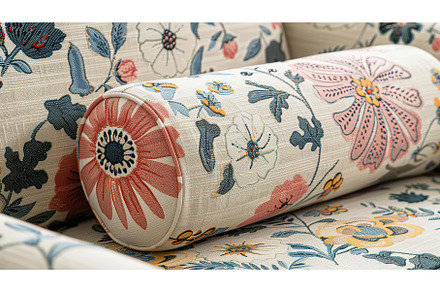 Floral Pattern Sofa with Rolled Arm, an Arts & Entertainment Photo by Lermont51