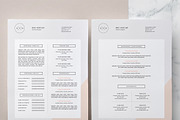 Minimal Resume Template / Brié, a Resume Template by This Paper Fox (Thumbnail 2 of 4)