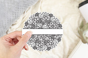 50 Split Floral Mandalas Bundle, a Decorative Illustration by Elinorka (Thumbnail 7 of 9)