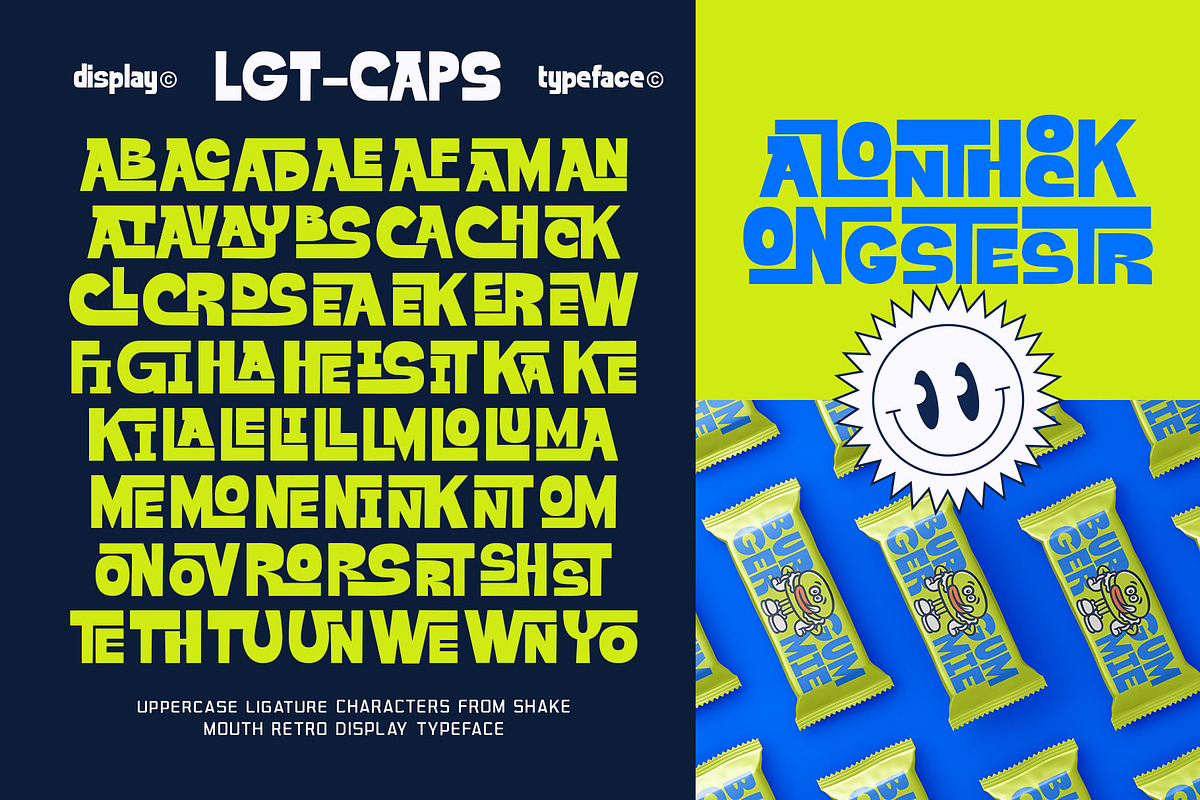 Shake Mouth Typeface, a Sans Serif Font by alit design (Photo 9 of 15)