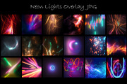 Neon Frame Overlays JPG ,Overlays, a Background Graphic by Chipshpow Graphics (Thumbnail 11 of 13)