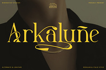 Arkalune - Serif Typeface Font