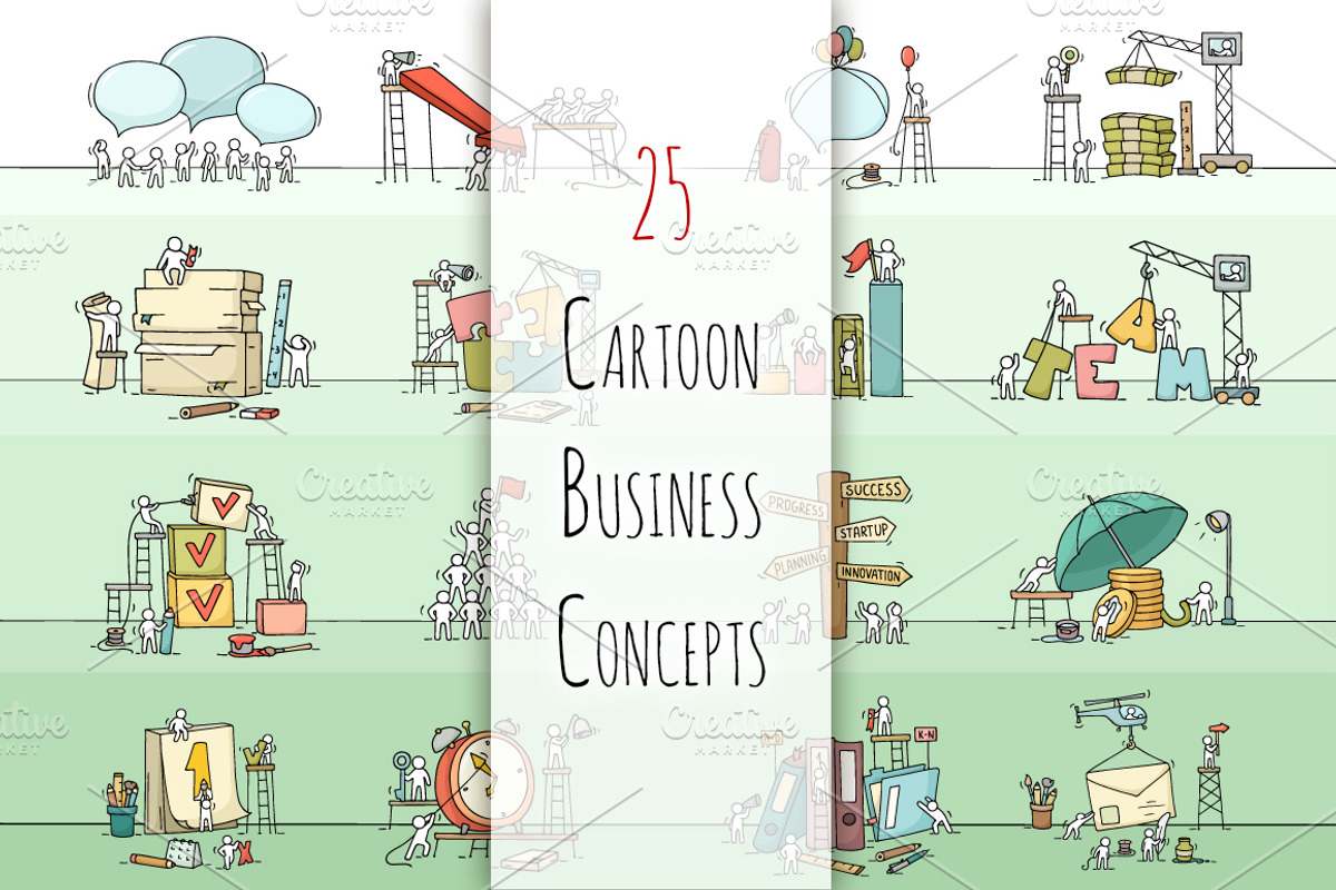 Business concepts with people #1, a Finance Illustration by Sapunkele (Photo 1 of 2)