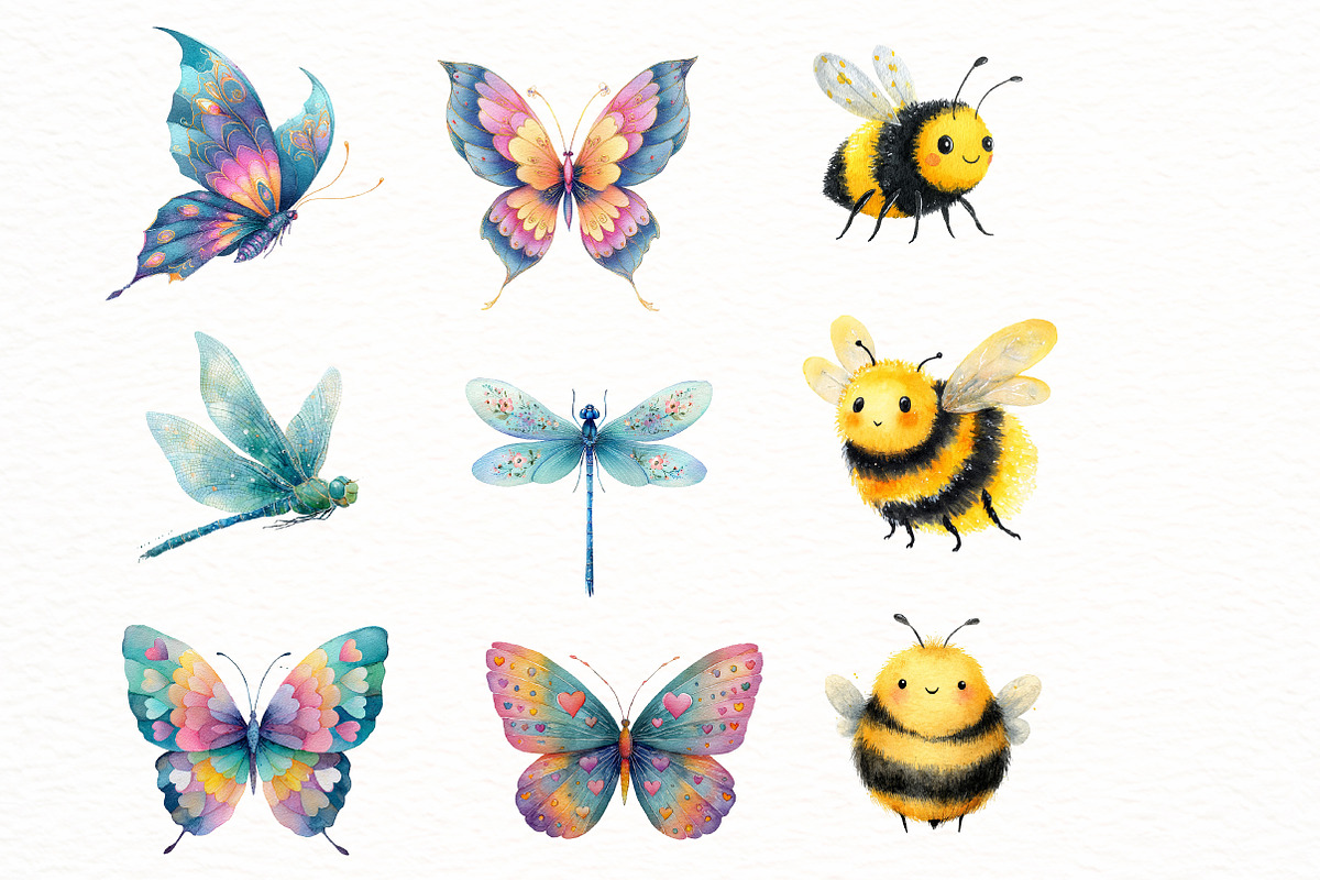 Spring Insect Clipart, an Illustration by Designworld (Photo 5 of 5)