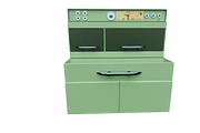 3D Fridge Flair Imperial GM 1940s, a Furniture 3D Model by MoniGarr (Thumbnail 2 of 6)