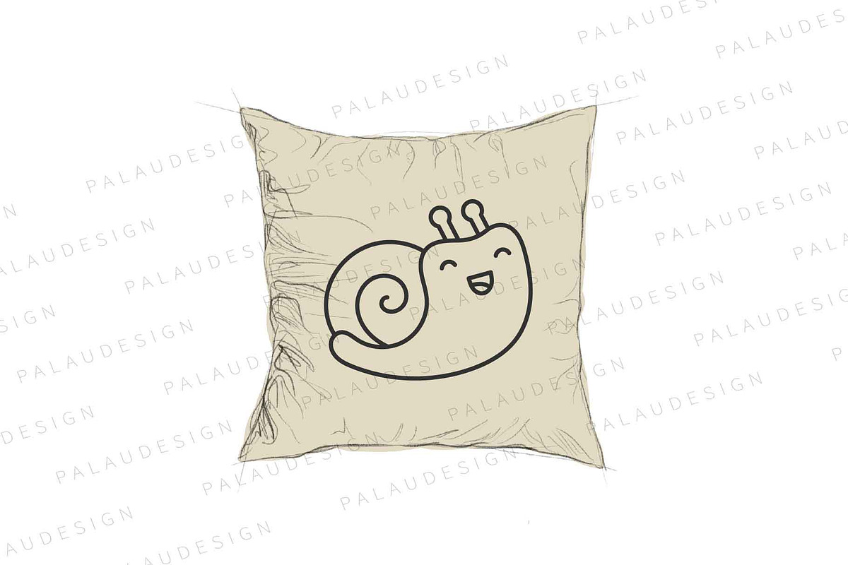 Cute Kawaii Snails, an Animal Illustration by Palau (Photo 5 of 12)