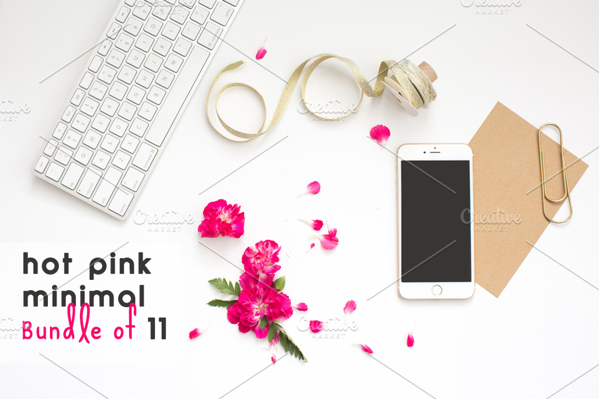 Hot Pink Minimal Bundle, a Business Photo by The Social Esthete (Photo 1 of 2)