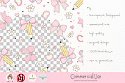 Cute Pencil Seamless Pattern JPG PNG, a Pattern Graphic by Chonnieartwork (Thumbnail 2 of 5)