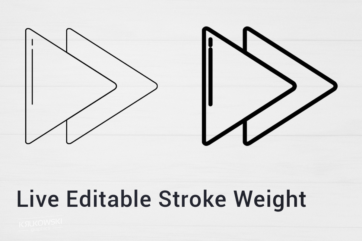 Arrows Vector Icon Set, an Icon by Krukowski Graphics (Photo 4 of 6)