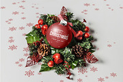 Christmas Ball Mock-up, a Product Mockup by zippypixelstudio (Thumbnail 5 of 7)