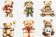 Christmas Teddy Bear Sublimation, an Illustration by Black Bird Studio (Thumbnail 6 of 6)
