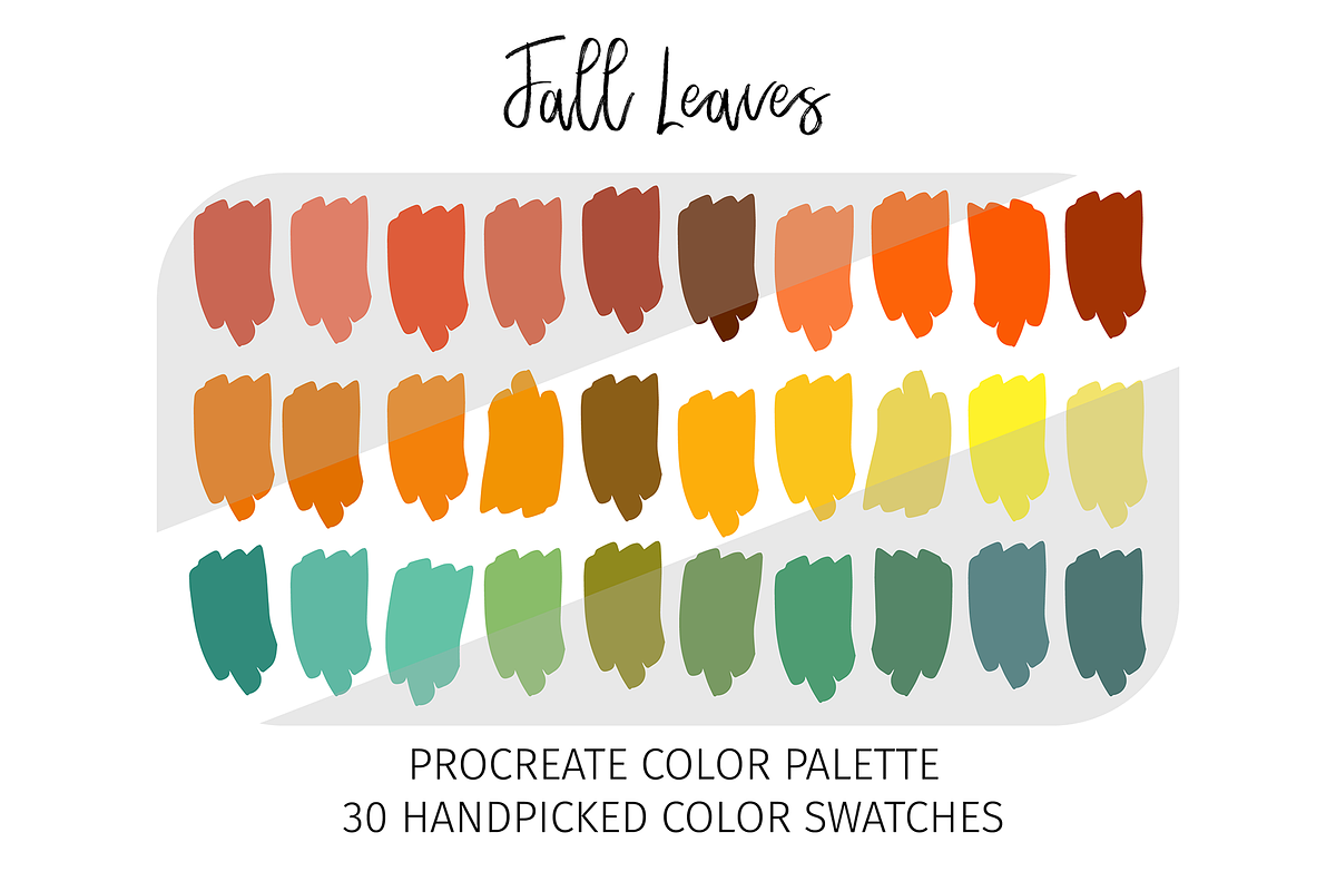 Procreate Fall Color Palette Bundle, a Palette Add-On by STUDIO 17 (Photo 5 of 10)