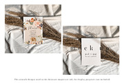 Pampas Grass Boho Invitation Mock Up, a Print Template by My Lovely Stock (Thumbnail 2 of 3)