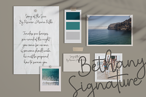 Bethany Signature - Handwritten Font