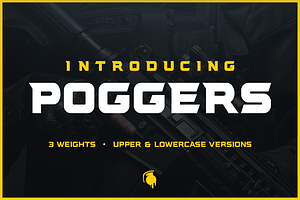 Poggers Font By Creative Grenade