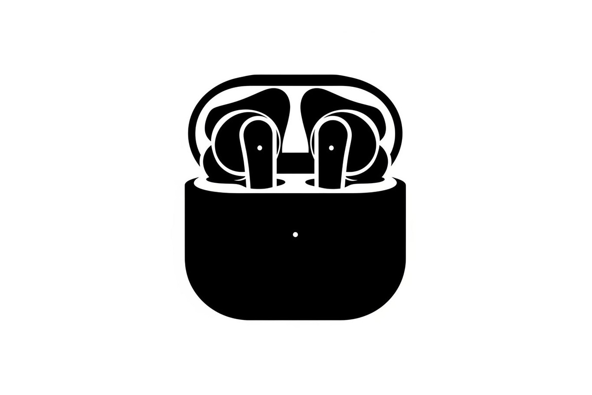 50 Wireless Earbuds Silhouette Icon, an Illustration by abu67222 (Photo 45 of 51)