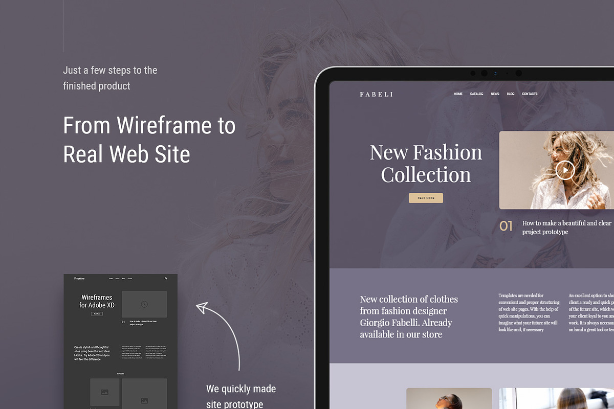 Rootline Wireframe UI Kit, a Wireframe Template by Creatoly (Photo 9 of 13)
