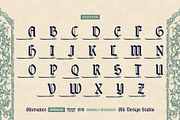 Soul Clock Typeface, a Blackletter Font by alit design (Thumbnail 14 of 20)