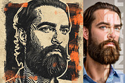Grungy Line Art Photo Effects, an Action Add-On by Amorjesu.com (Thumbnail 12 of 25)