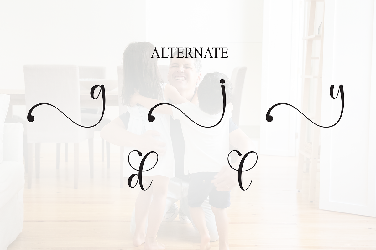 Daddy | Script Font, a Handwritten Font by Scratchones (Photo 8 of 9)