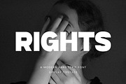 Rights Modern Sans Serif Font, a Sans Serif Font by Perfectype (Thumbnail 1 of 9)