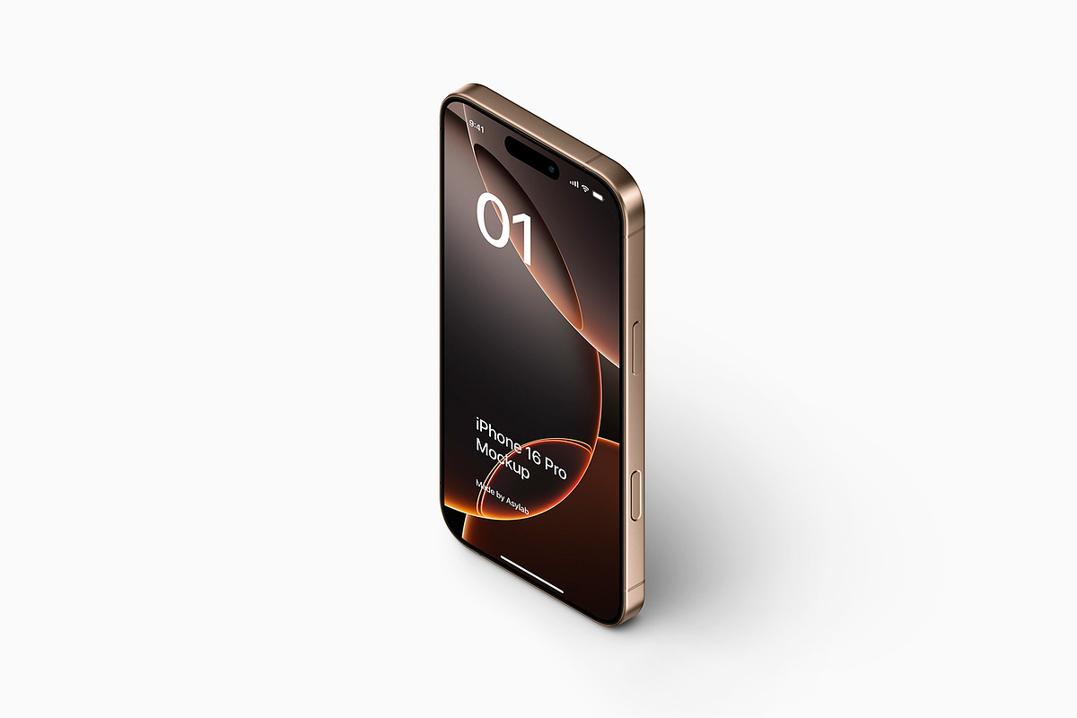 iPhone 16 Pro - 24 Mockups Scenes, an iPhone Mockup by Asylab (Photo 23 of 58)