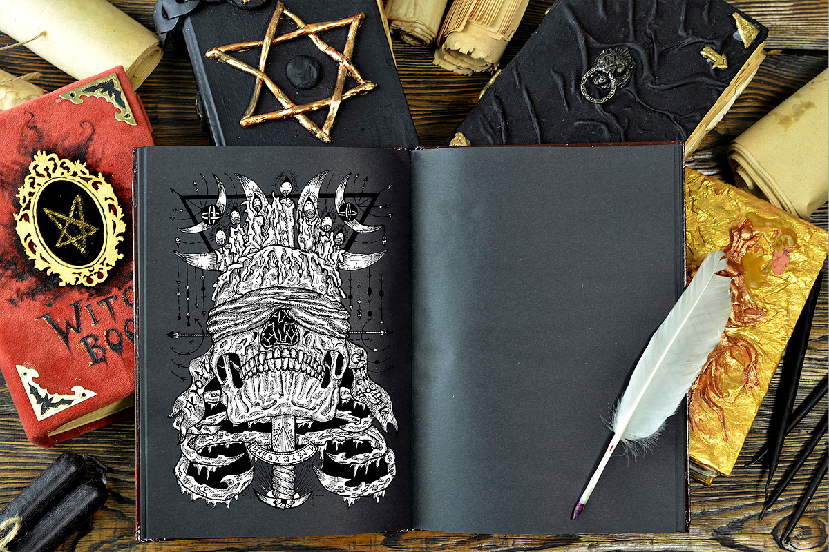 Evil skulls. Part 3, a Background Graphic by Samiramay (Photo 5 of 6)