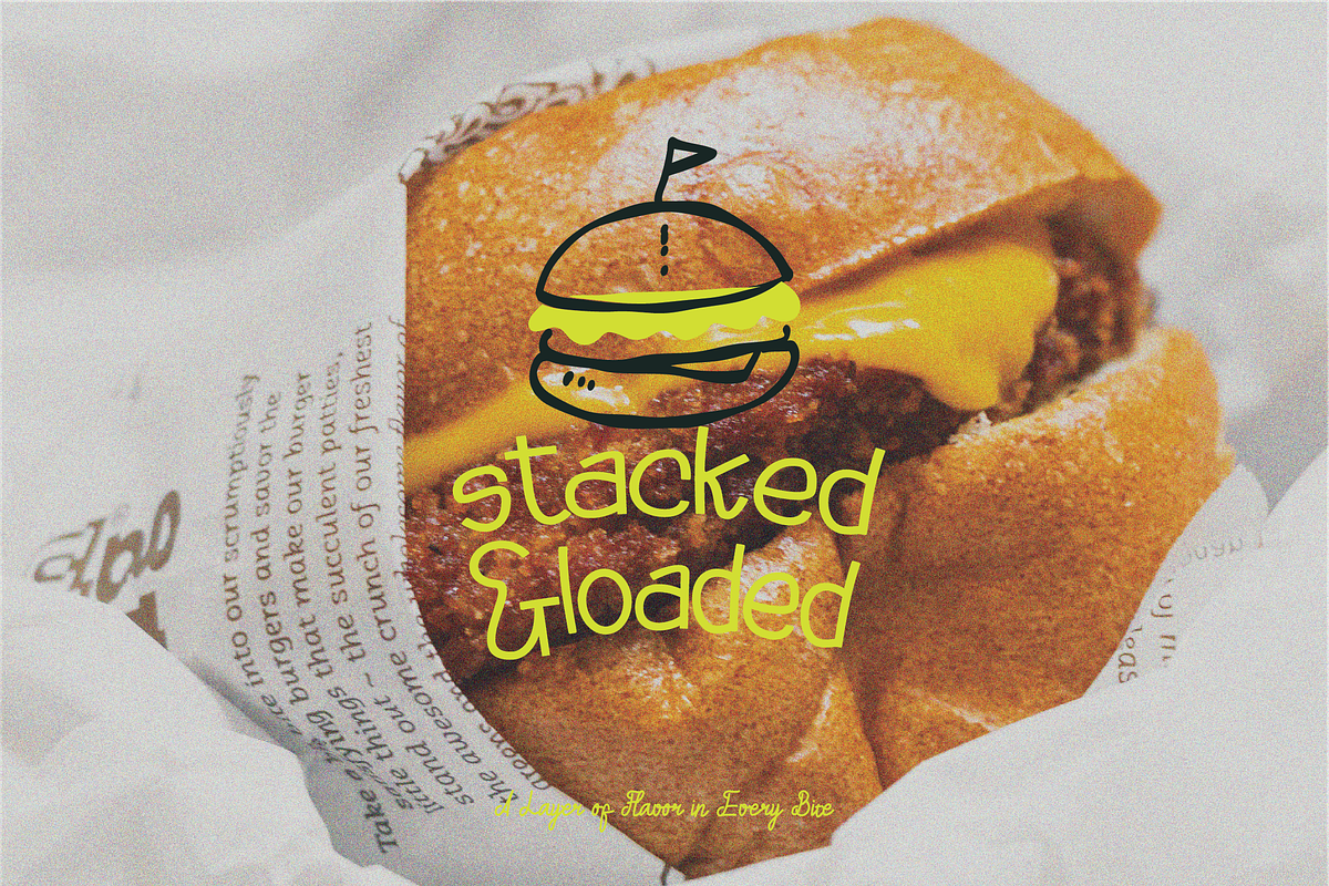 Grouvyboun - Playful Display Font, a Handwritten Font by Berdansabersama (Photo 5 of 8)