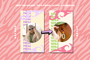 Y2K Instagram Story Templates Canva, a Social Media Template by Hell Yeah Designs (Thumbnail 5 of 5)