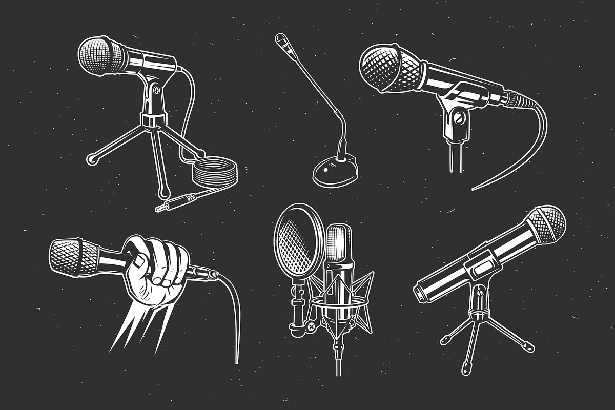 Microphone, a Branding & Logo Template by DOBROGRAPH (Photo 2 of 7)