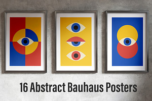 16 Abstract Eyes Printable Wall Art