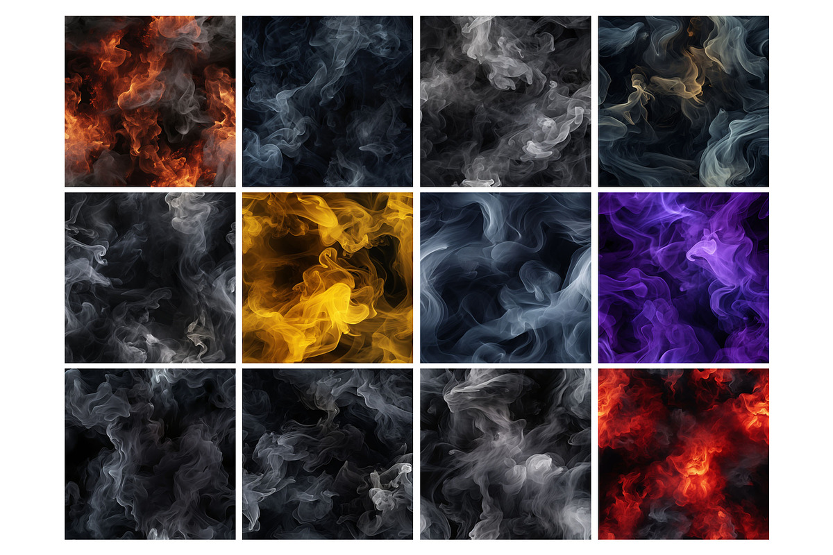 Smoke Texture Seamless Pattern, a Pattern Graphic by Forhadx5 (Photo 8 of 8)