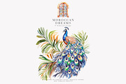 Moroccan clipart watercolor set, a Decorative Illustration by Patishop Art (Thumbnail 6 of 10)