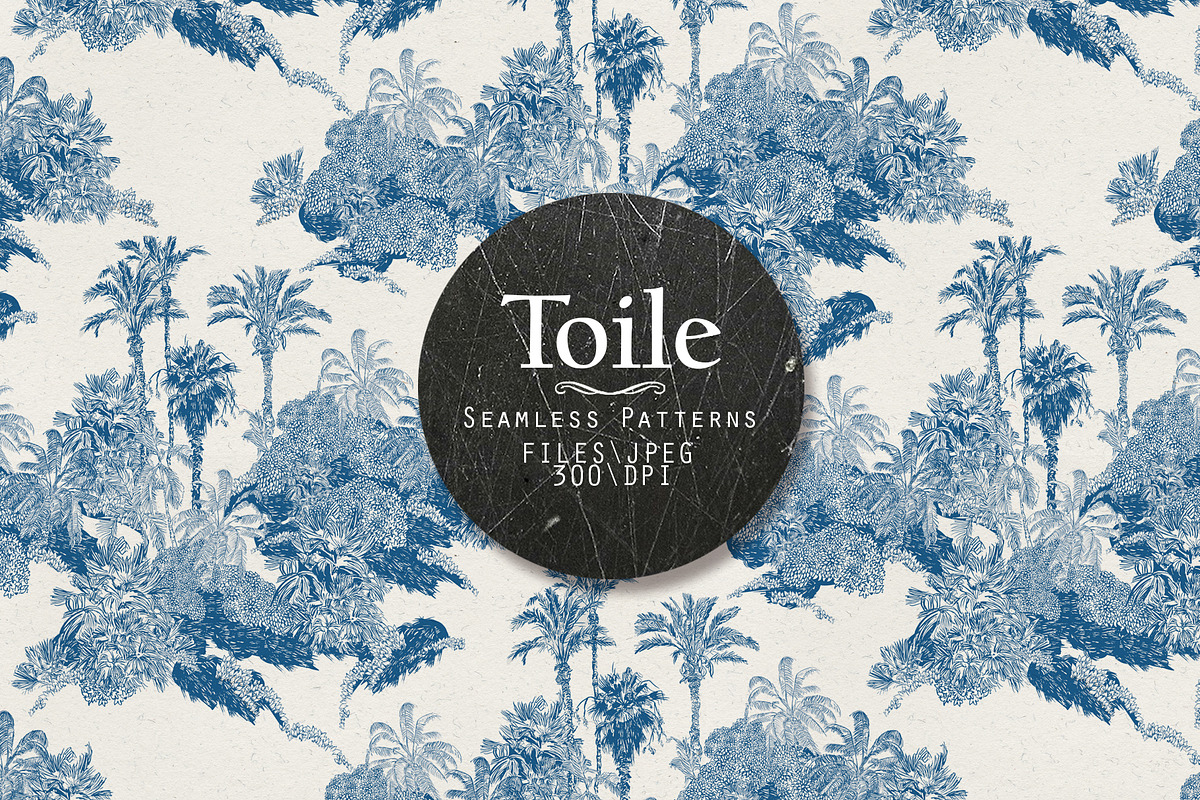 Toile. Patterns, a Pattern Graphic by Irina Dolgikh