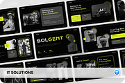 IT Solution Presentation Keynote, a Presentation Template by SquidPixey (Thumbnail 1 of 6)