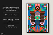 Geometric Fun 1, a Pattern Graphic by kloroform (Thumbnail 2 of 21)