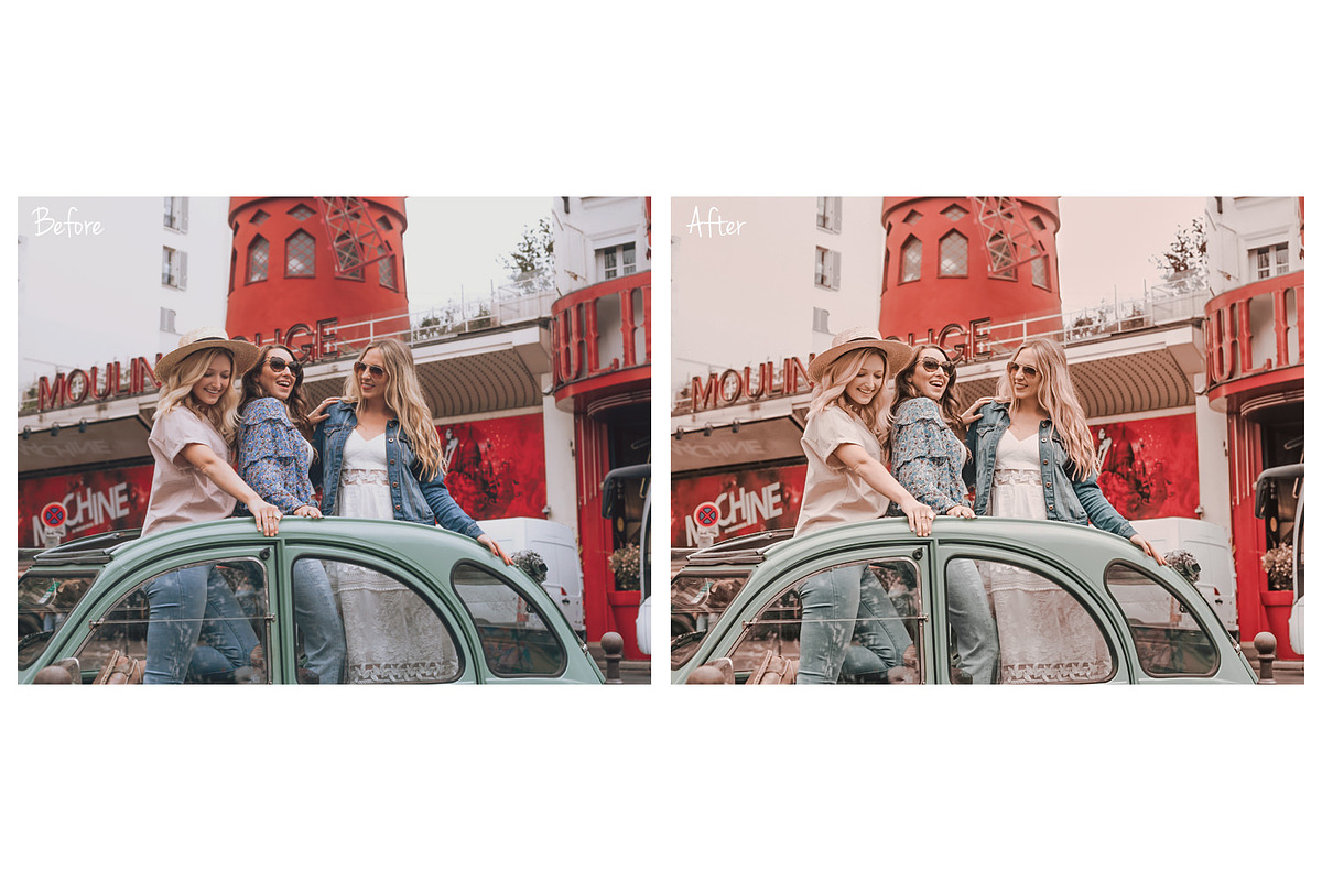 One day in Paris Lightroom Presets preview 8