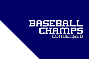 BASEBALL CHAMPS FONT FAMILY