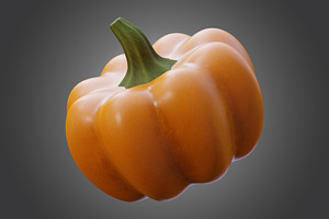 3D Stylized Pumpkin