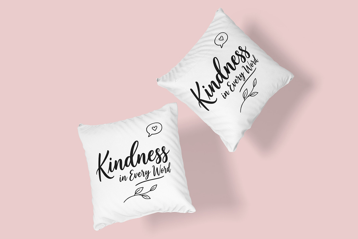 Kindness in Every Word Line Art, an Object Illustration by Ghagra (Photo 5 of 7)