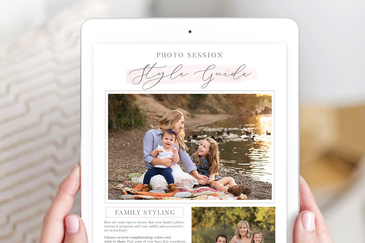 Photography Style Guide Template, an Email Template by Sweet Little Muse (Photo 1 of 3)