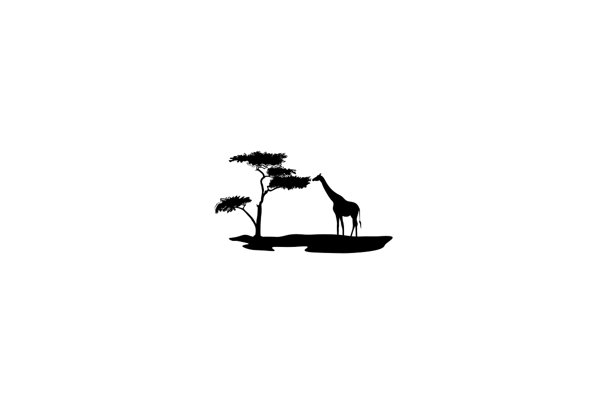 Minimalist Silhouette Giraffe Logo, a Branding & Logo Template by Luxury Logos (Photo 3 of 4)