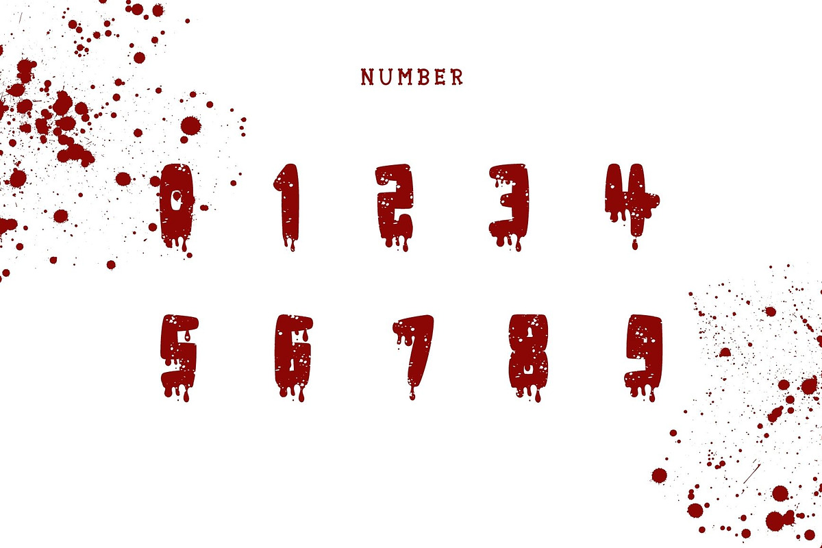 Blood - Decorative font, a Sans Serif Font by Brown Cupple (Photo 5 of 8)