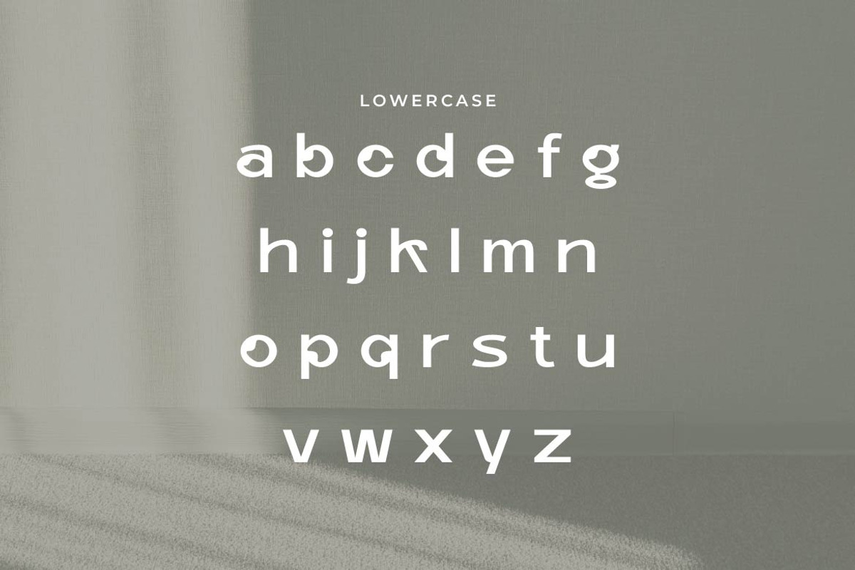 Douga – Unique Display Font, a Sans Serif Font by Artiveko (Photo 4 of 8)