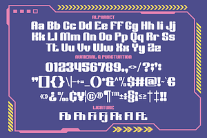 Year Sync - A Modern Y2K Font