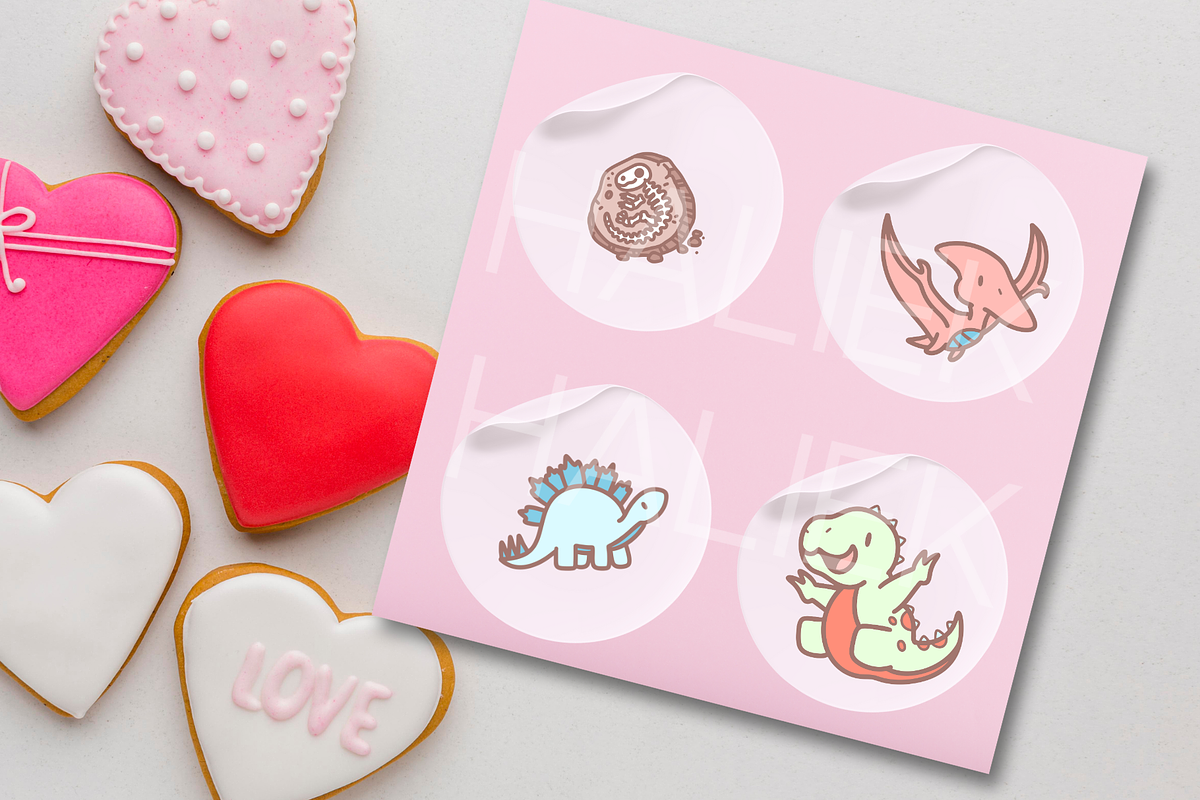 Dinosaurs Premium Clip Art Volume 2, an Animal Illustration by HalieKStudio (Photo 6 of 9)