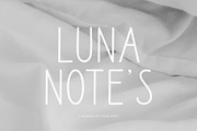 Luna Notes | A Minimalist Sans, a Sans Serif Font by Typoraith Co (Thumbnail 9 of 9)