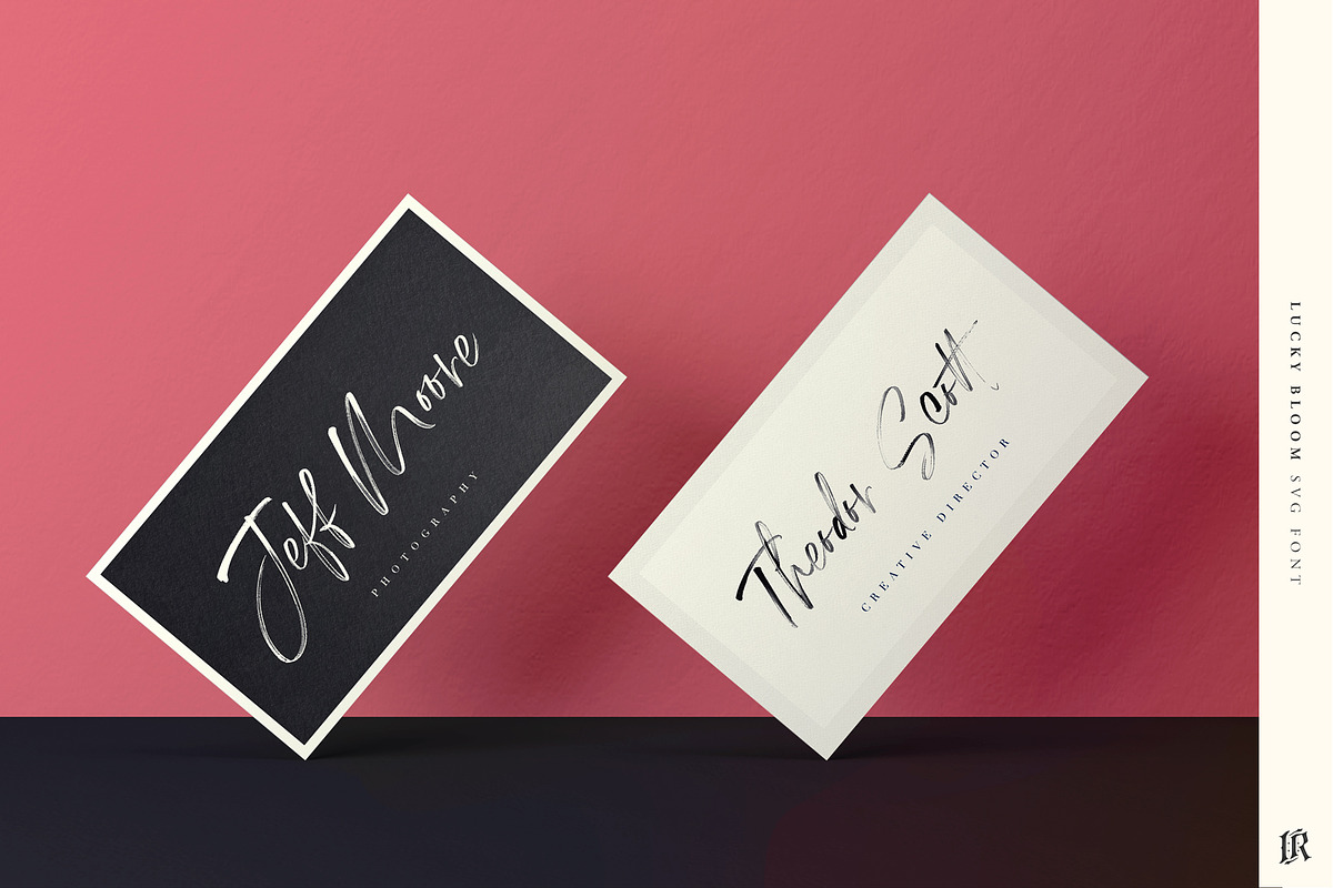Lucky Bloom SVG Font preview 3